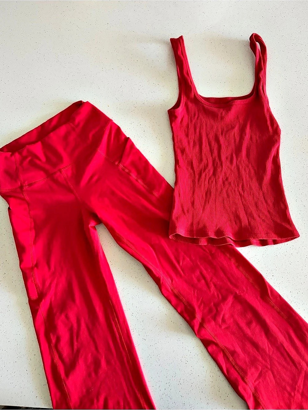 Fabletics flare legging set